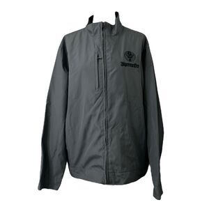 Charles River Men’s JagerMeister Windbreaker Jacket Green Full Zip Size XL